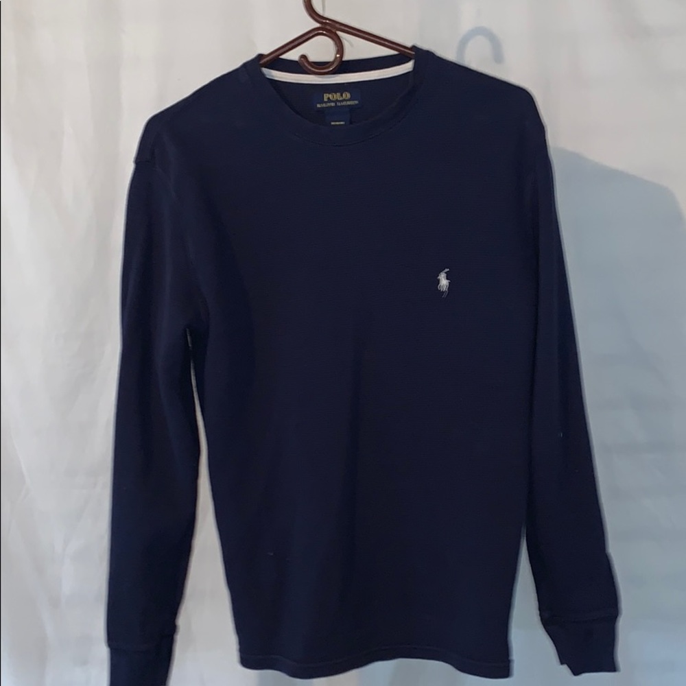 Ralph Lauren waffle print long sleeve size medium